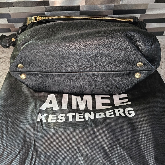 RARE - Aimee Kestenberg soft leather shoulder bag - Black - Picture 9 of 10